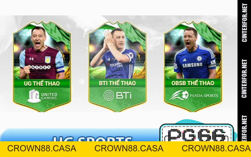 UG Sports - Đánh Thức Đam Mê Cá Cược Thể Thao Đỉnh Cao Tại PG66 - crown88